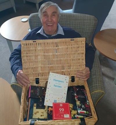 Hamper for Hero’s Donated to Hull Care Home